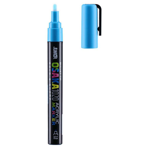 Picture of JUNIOR ACRYLIC MARKER 2MM NEON BLUE